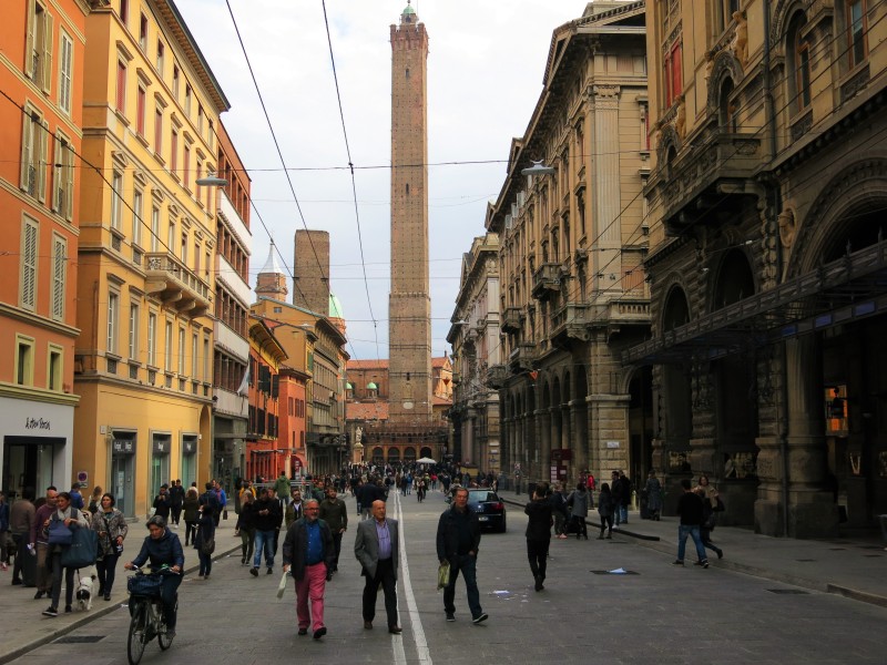 Bologna Piazza Maggiore Torre degli Asinelli Torri di Bologna